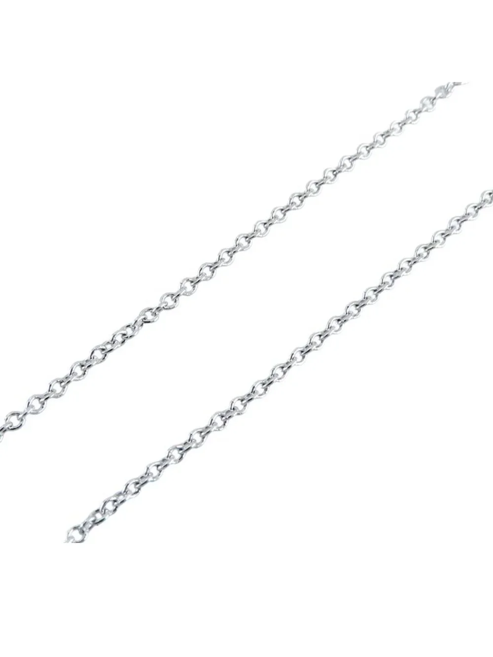Tiffany & Co by the Yard Pendant Platinum Diamond Elsa Peretti Single Necklace